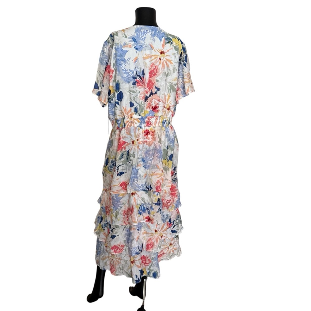 Vince Camuto Multicolor Asymmetrical Dress - Picture 2 of 15